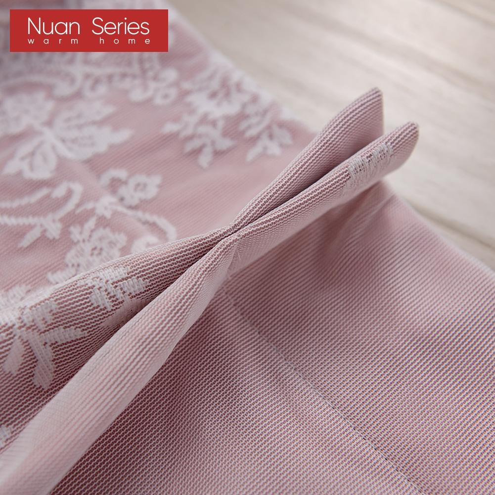A Set of Nuan Series Hollow Star Blackout Curtain and Lace Sheer Curtains Integrated Gauze Curtain and Curtain for Living Room Bedroom Home Decor
