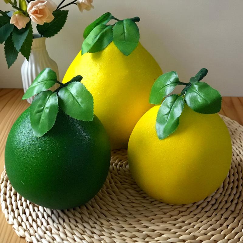 Modelli di Frutta Finta Simulazione Oggetti di Scena Decorazione Casa Hotel Ristorante Negozio Frutto del Pane Pompelmo Pomelo Frutta Artificiale