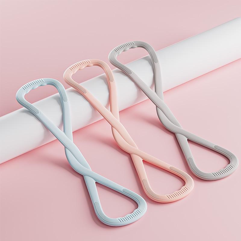 Women's 8-Shaped Resistance Band for Back Exercise and Yoga Stretching