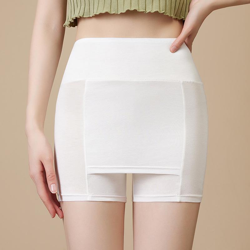 

Women s Anti-Exposure High-Waisted Ice Silk Safety Shorts - Breathable Summer Base Layer XXL [Recommended 140-160 lbs]