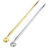 Retro Metal Ballpoint Pen Set With Heavy Duty Base Stand Long Lasting Ink for Office Wedding Signature Business Events
