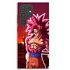 Phone Case - MANIACASE - Samsung Galaxy S24 Ultra - Silicone TPU - Dragon Ball Goku SSJ4 - Black