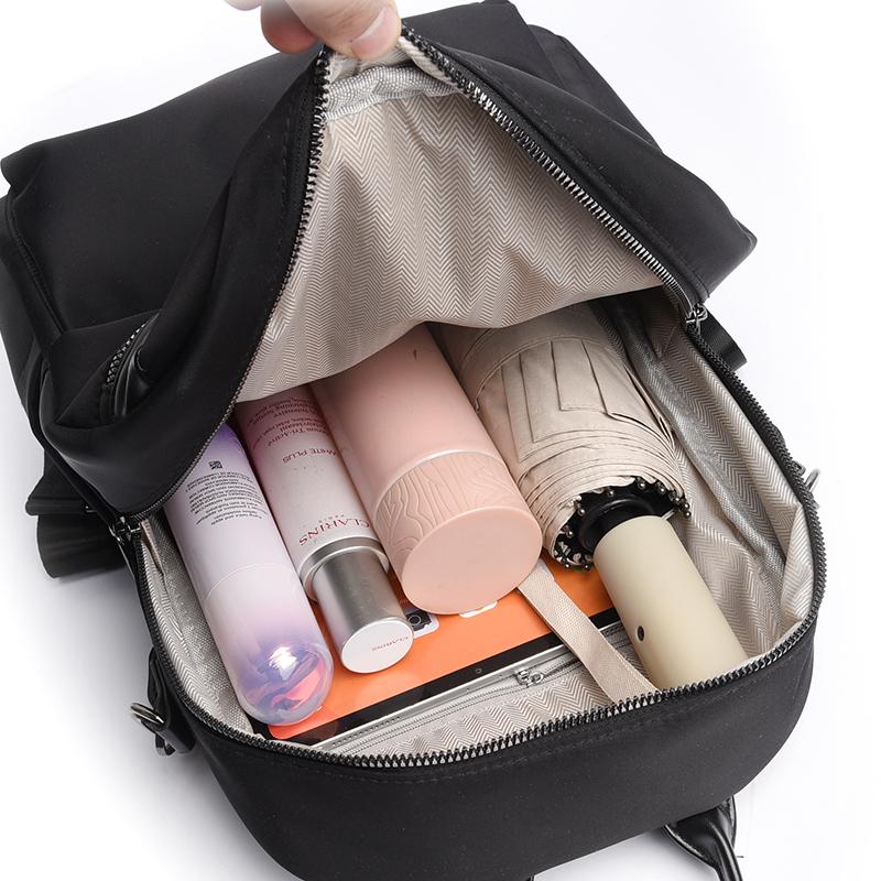 Multifunctional Shoulder Bag Women's Backpack Student Schoolbag Large Capacity Nylon Bag