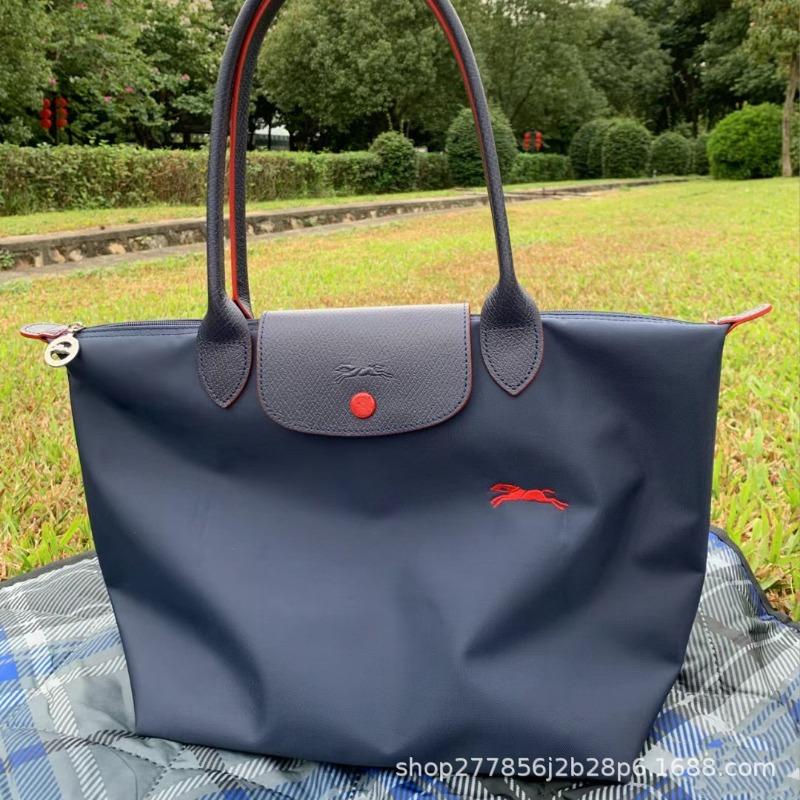 Longxiang Tasche Zhou Stickerei Tragetasche Handtasche Knödeltasche Patchwork Pendeln Große Kapazität