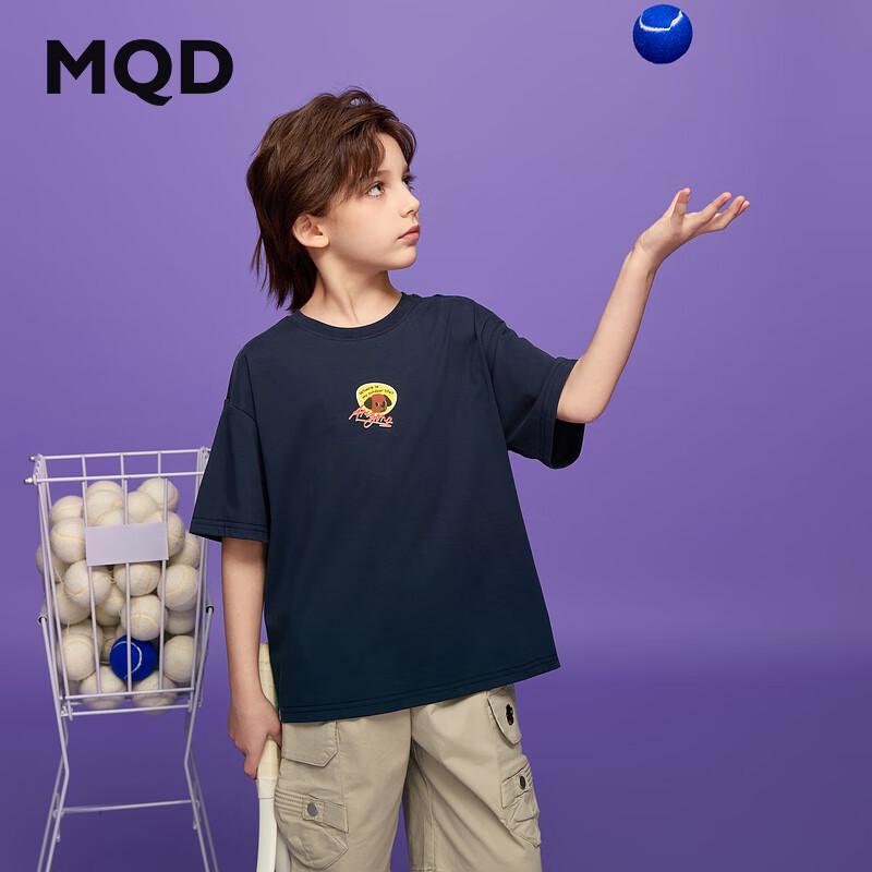 MQD Boys  Cartoon Round Neck Short Sleeve T-Shirt 130