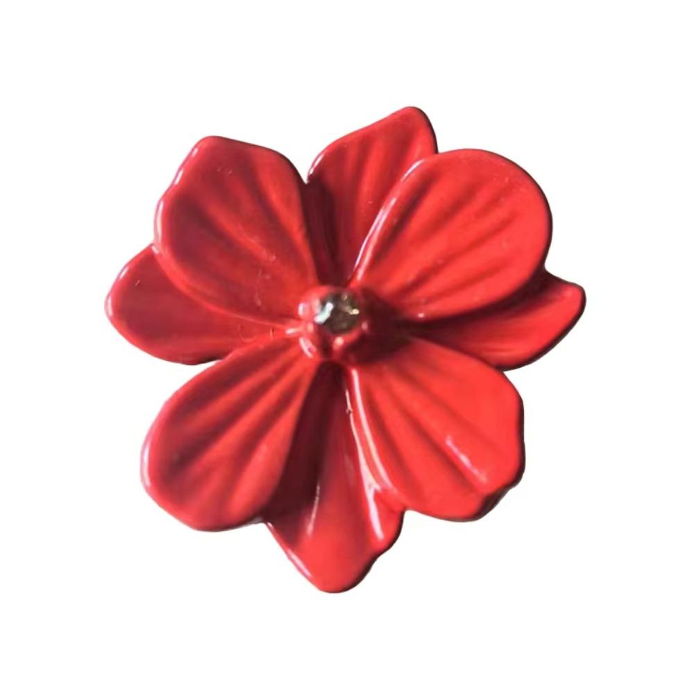 6 Stück Robuster Mehrfarbiger Blumendrehknopf Einfach zu Greifen Design Schranktürgriff Kleiderschrank