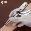 1pcs Leathercraft Compass Tool -Adjustable Scriber Spacing Gauge, DIY Leather Handcraft Spacing Measuring Marking Ruler Device