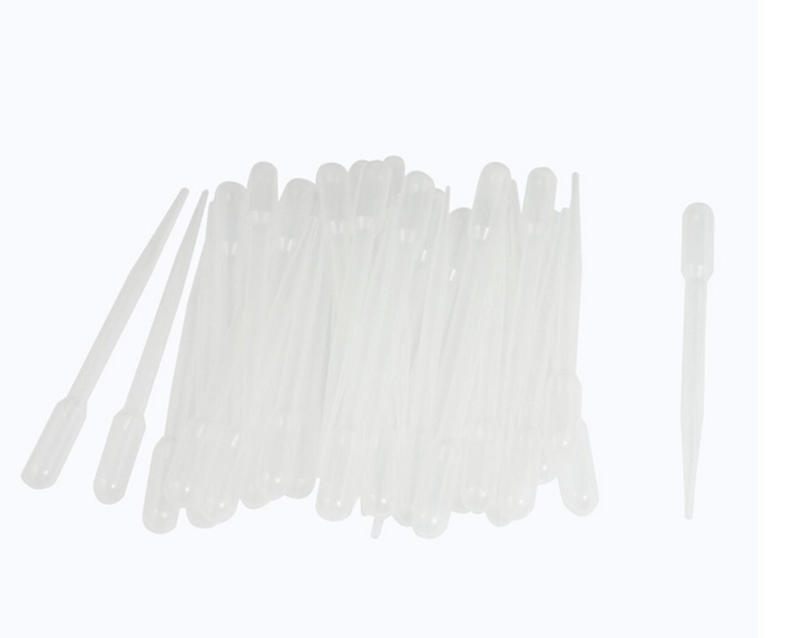 100Pcs Plastic Disposable 3Ml Graduated Transfer Oils Pipettes Eye Dropper Set