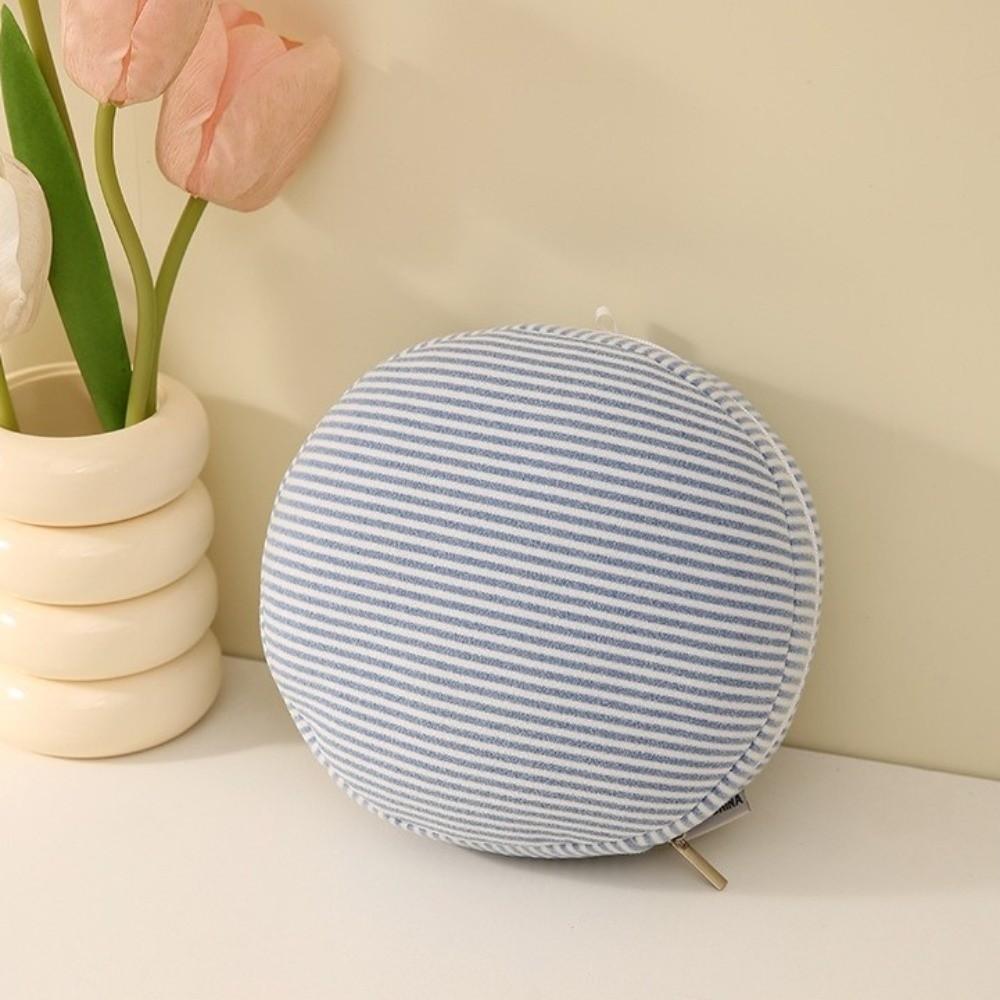 Stripe 2 In 1 Eye Mask Pillow Foldable Travel Folding Pillow Simple Neck Support Cushion  Adults