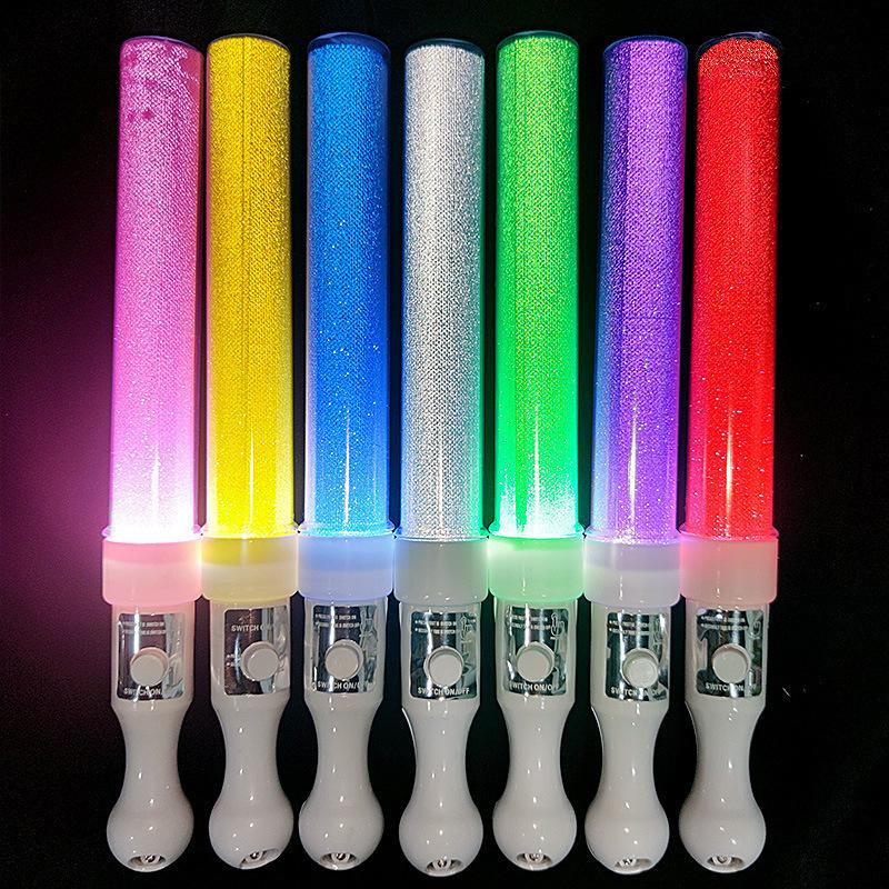 7pcs Glow in the Dark LED Light Sticks Vibrant Rainbow Colors, Perfect for Parties, Concerts,Night Celebrations, All Season Fun, Birthdays Easter,