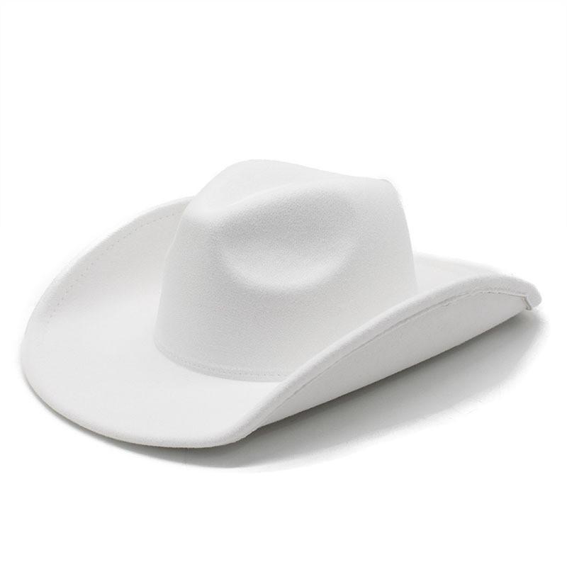 Traditional Ethnic Style Wool Felt Hat With Wide Brim For Stage Performances And Festivals