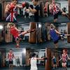 Canottiera Regno Unito UK Inghilterra Britannico Gran Bretagna MMA Pugilato Muay Thai Senza Maniche Bandiera Nazionale Stampa 3D Unisex Allenamento Fitness Workout Sport