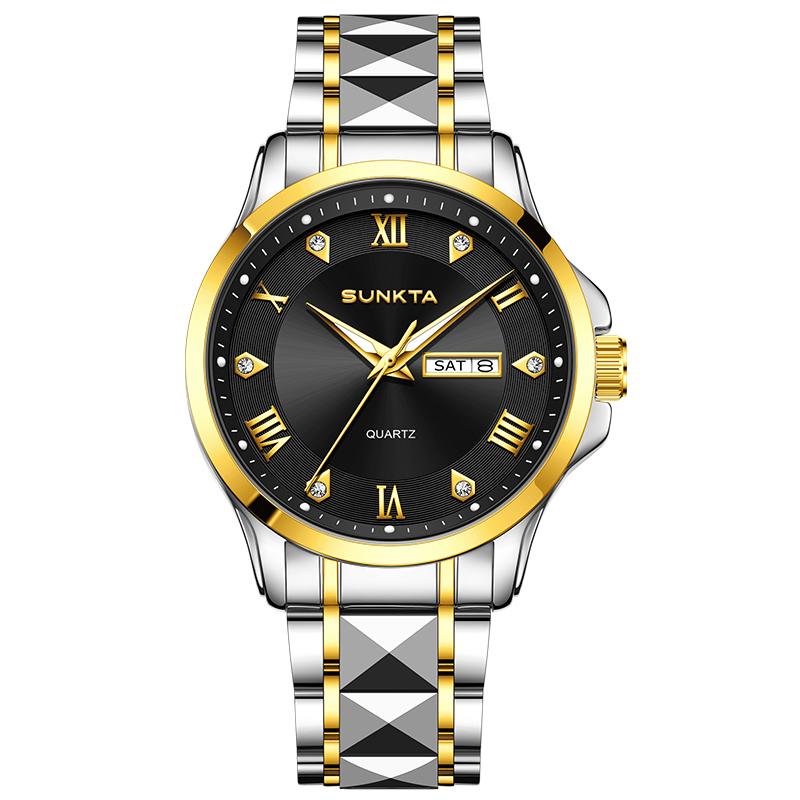 SUNKTA New Fashion Womens Watch LIGE Elegant Luxury Quartz Wristwatch Waterproof Luminous Steel Watches Ladies Gift Reloj Mujer