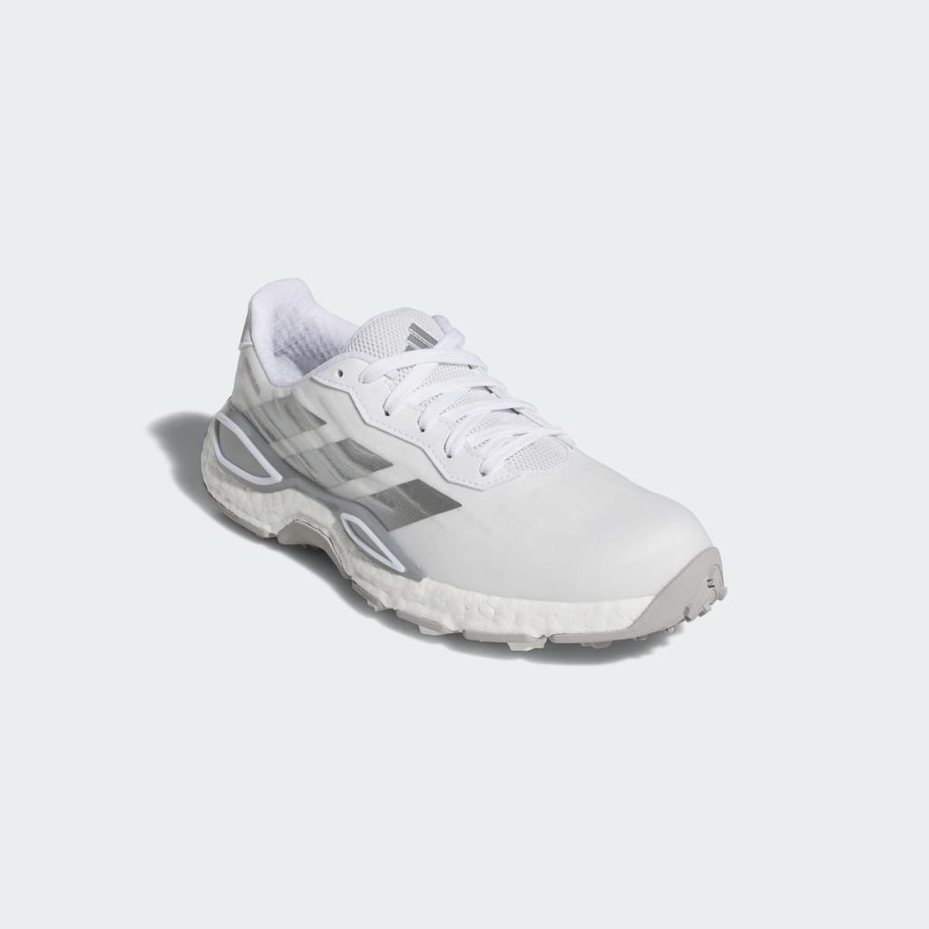 adidas WOMEN'S CODECHAOS 27 SPIKELESS GOLF KI1389 Women's Performance Sports Shoes Cloud White / Silver Metallic / Grey Two