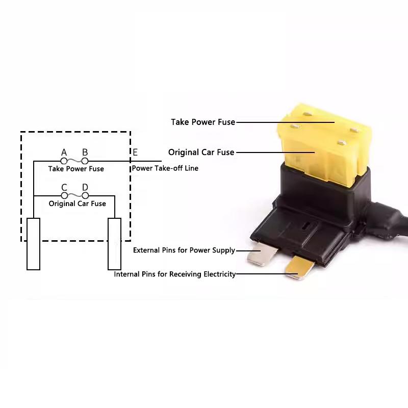Truck Automobile Accessories MINI SMALL MEDIUM Size Micro Standard Car ATM Fuse Holder Add-a-circuit TAP Adapter Relays 5