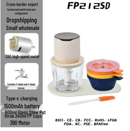 Automatic Electric Garlic Masher & Meat Grinder