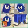 Sac à dos pour enfants Sonic Grande capacité, Cartable mignon dessin animé étudiant, Style Nylon Bleu/maofeng, 20L ou moins