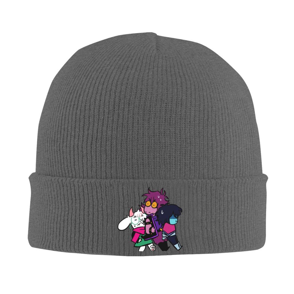 Game Deltarune Kris Susie Ralsei Knitted Caps for Women Unisex Beanie Winter Hat Acrylic  Warm Caps