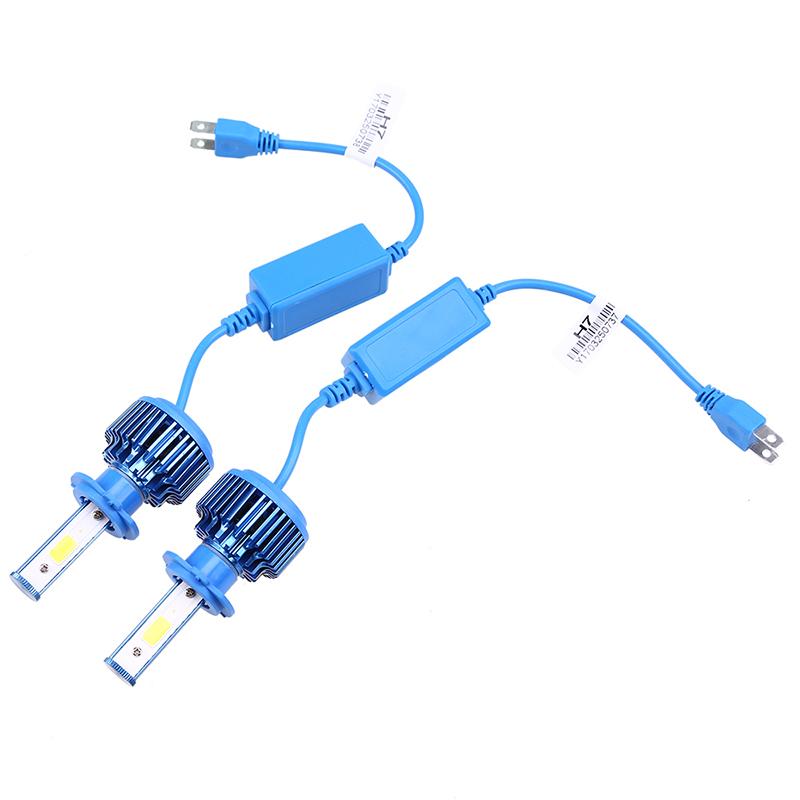 Car LED Headlight Bulb 9006 HB4 H1 H4 Hi-Lo H11 H7 H3 6000K White Beam 40W 12V 24V Universal Fog Lamp Car Accessories