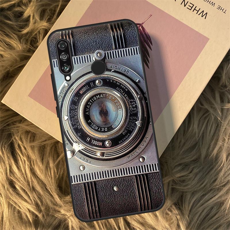 Retro Nostalgia Camera For Huawei Nova 5T 3i 7i 8i 11i 12i 9 10 SE Y60 Y61 Y70 Y72 Y73 Y90 Y91 P30 P40 Lite Case