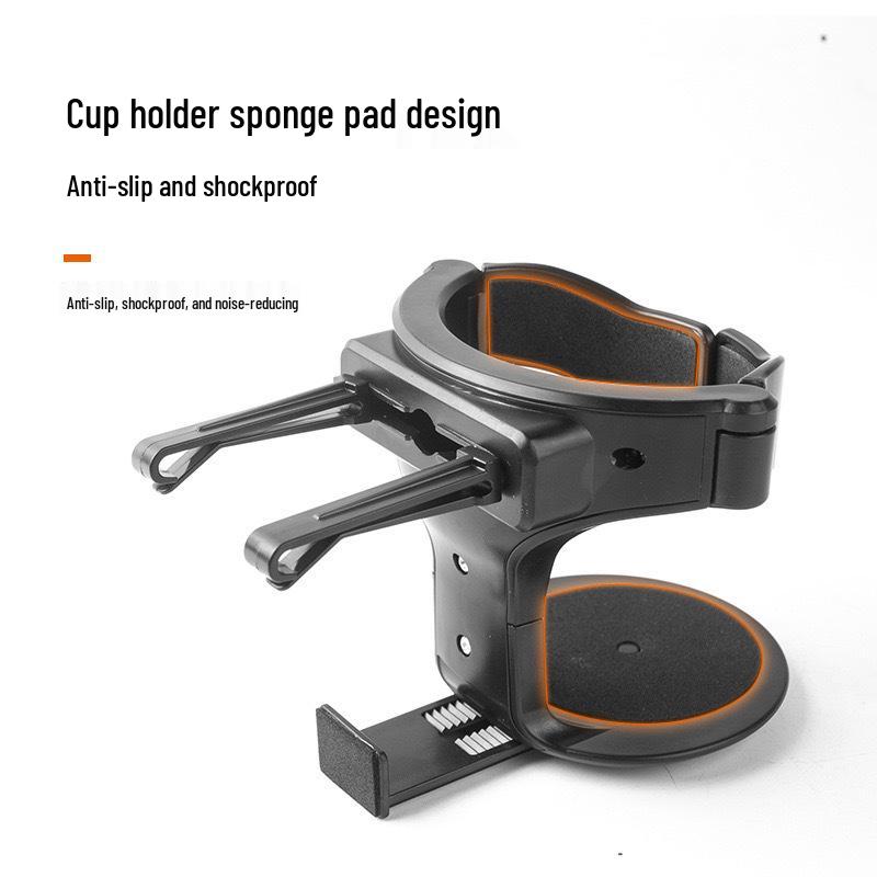 Multi-Functional Car Air Vent Cup & Ashtray Holder - Portable, Non-slip, Anti-shake Design