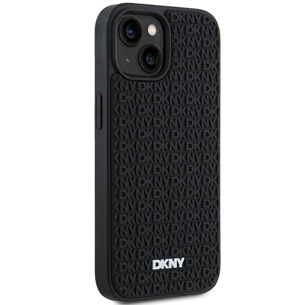 Dkny Dkhcp15M3Drpwk Iphone 15 Plus6.7 Czarny/Black Hardcase 3D Rubber Repeat Pattern