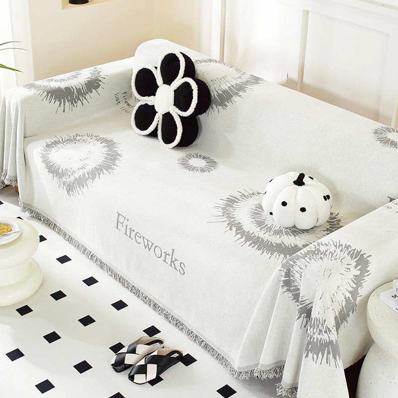 

Nordic Thickened Sofa Cover Universal Chenille Non-Slip All-InJUEusive Sofa Slipcover for Four Seasons 180*130cm