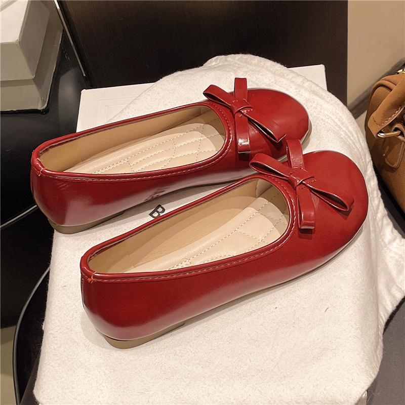 Fashion Bow Flats Women Soft Shoes Fashion Shallow Women Shoes Designer Classical Casual Sneakers 2025 New Autumn Zapatillas De Mujer