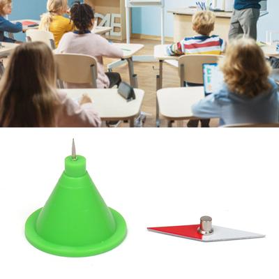 10 Peças Rombo Experimento com Pequena Agulha Magnética Ferramenta de Experimento Físico Instrumento Educacional para Laboratório Elétrico
