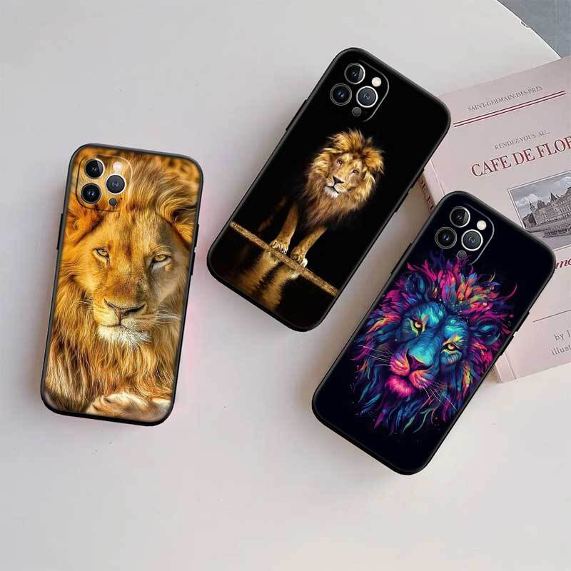 Animal lion Case for Samsung M55 M35 M15 A02 A05S A05 A06 A15 A12 A13 A10 A16 A20 A22 A24 A25 A30 A31 A32 A33 A35 A42 A50