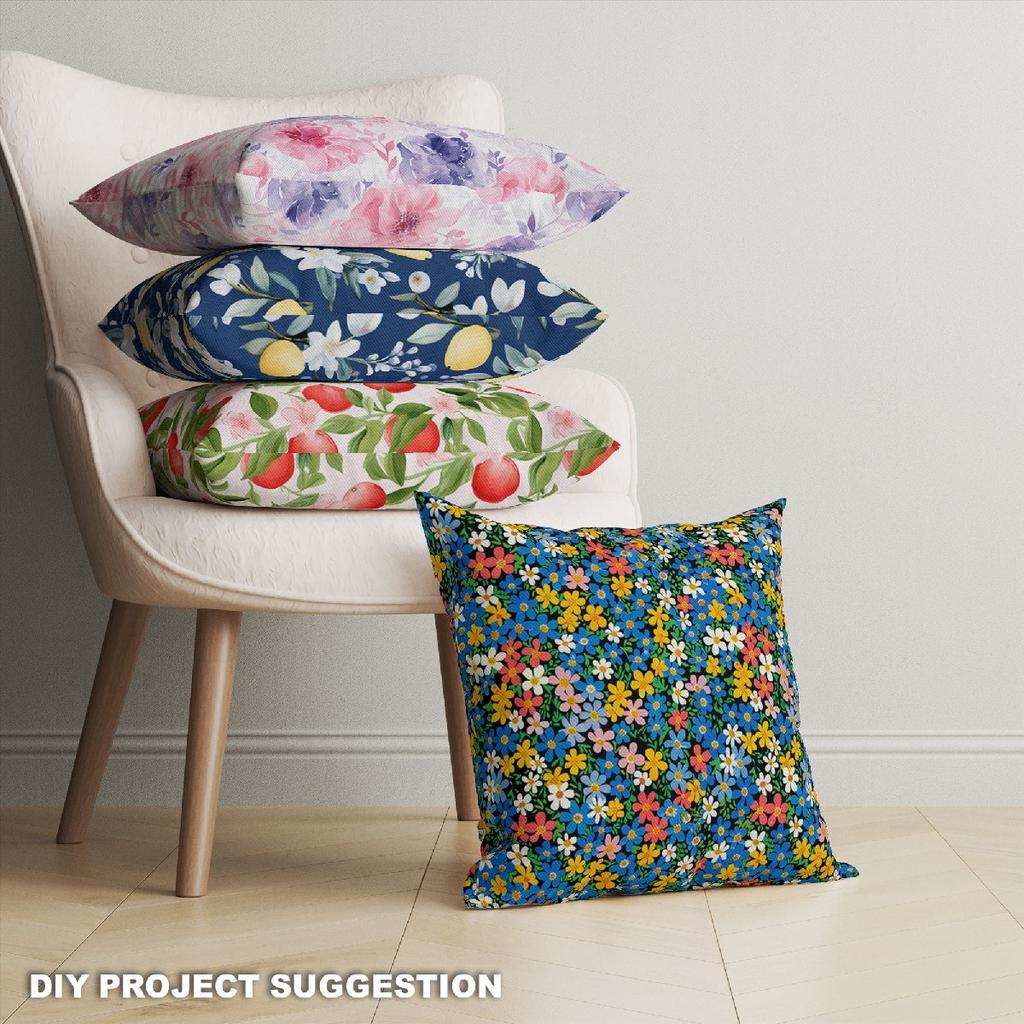 Outdoor Dekostoffe Oxford - Motiv Blumen I Dx5345
