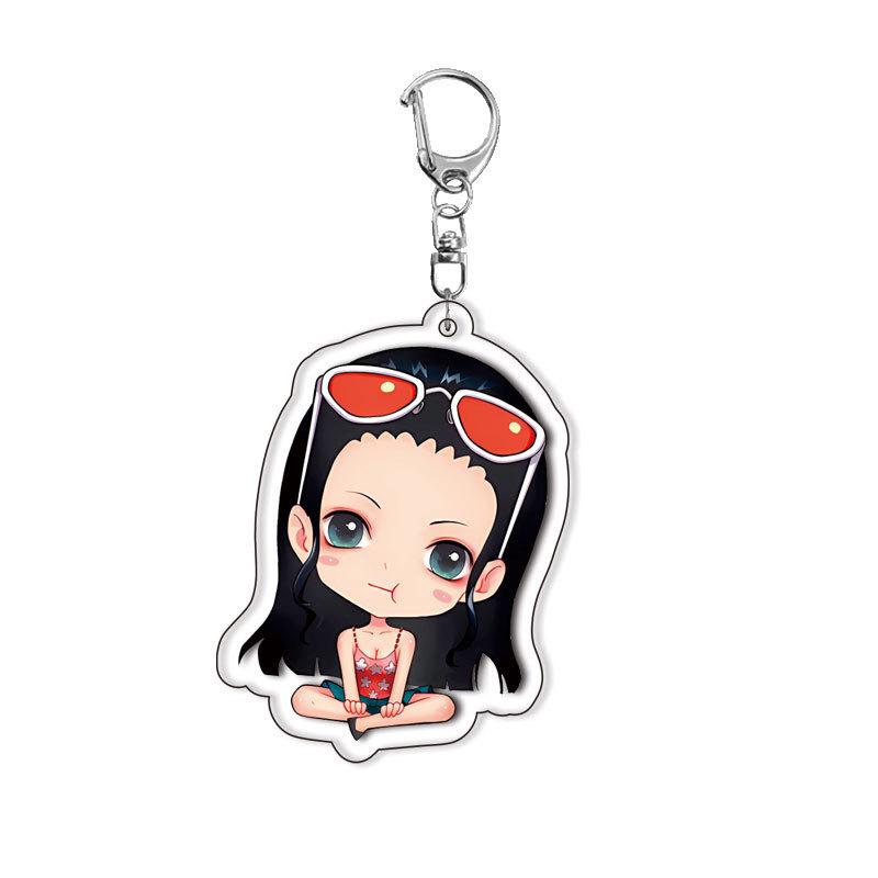Layer One Piece Acrylic Double-Sided Luffy Keychain Anime Backpack Pendant