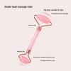 Rose Quartz Gua Sha & Double-Head Massager Set