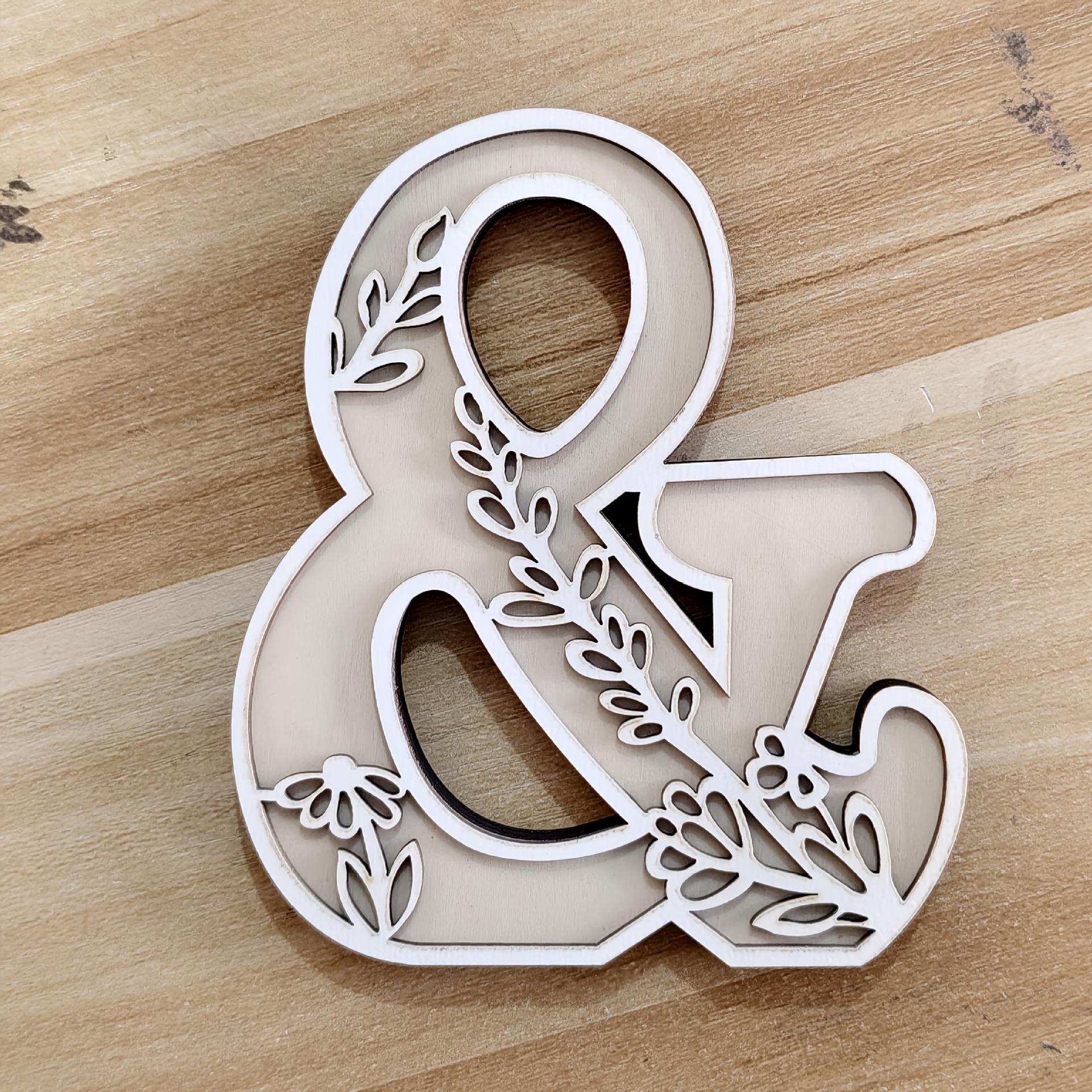 

26-piece Letter-shaped Decorative Art Items for DIY Weddings, Birthdays, Parties, Home Decoration, Personalized Name Design помаранчевий