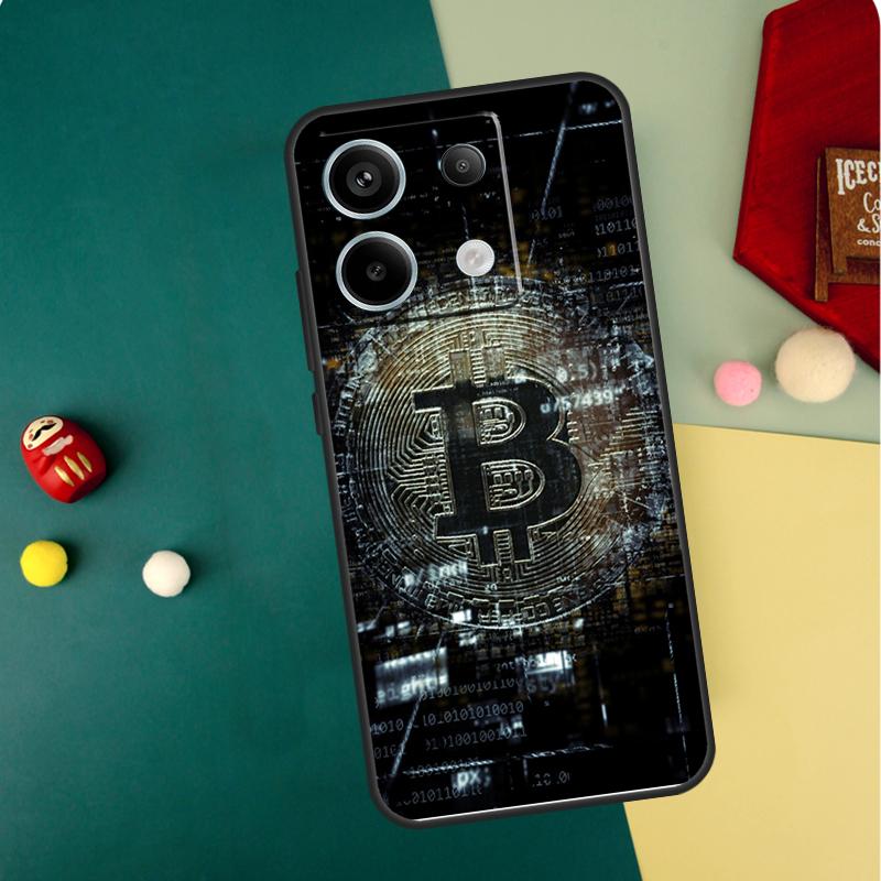 Bitcoin Case For Xiaomi Redmi Note 13 11 8 9 10 12 Pro 12S 11S 10S 9S Redmi 13C 9C 10C 12C Cover