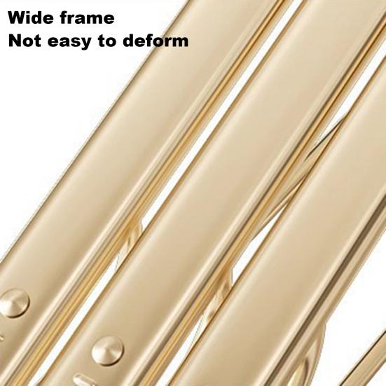 Kleiderbügel, maximale Tragkraft, rostfreie Aluminiumlegierung, winddicht, glatt, rutschfest, Kleiderbügel für Anzüge, Wäscheständer, Kleiderschrank-Organizer