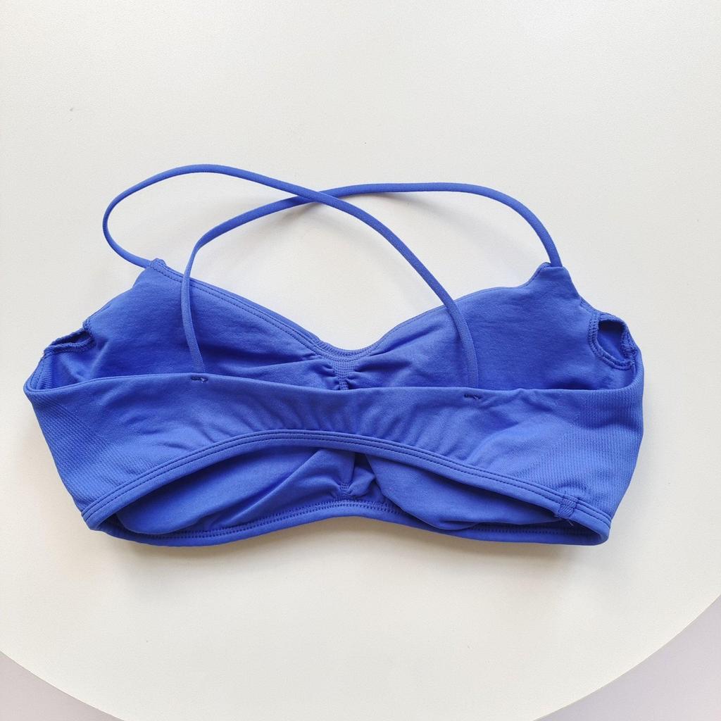 Backless Yoga Sports Bra with Chest Pads - Quick-drying, Shockproof Fitness Tank Top