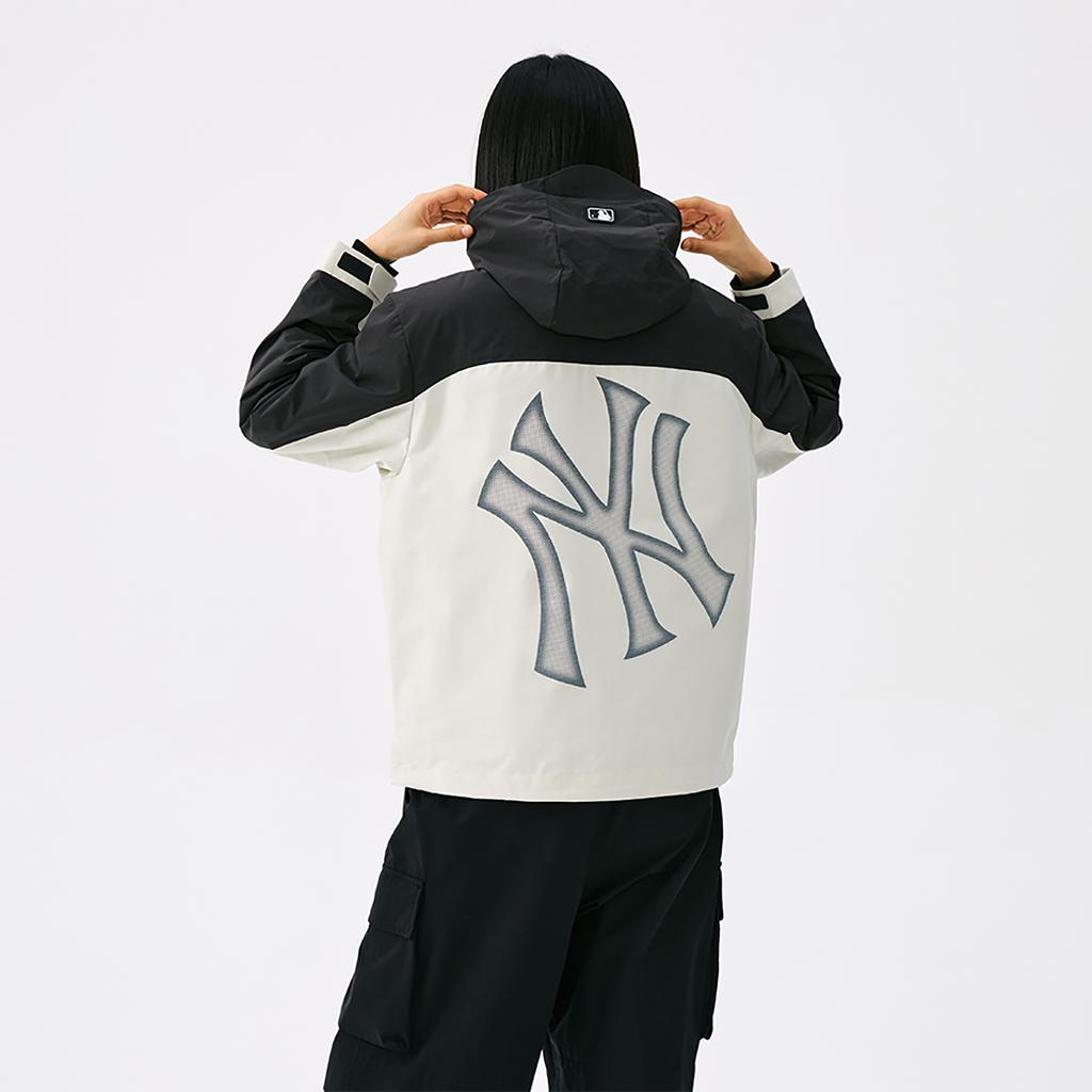New MLB New York Yankees Basic Collection 25FW Jacket Unisex Deep Ivory 3AWJB0254-50CRD
