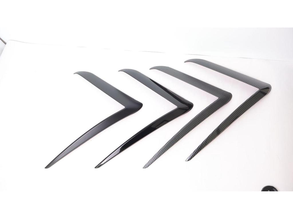 Deflector de vânt pentru bara de protecție față și Spoiler sprânceană far pentru Tesla Model Y Facelift 2025+