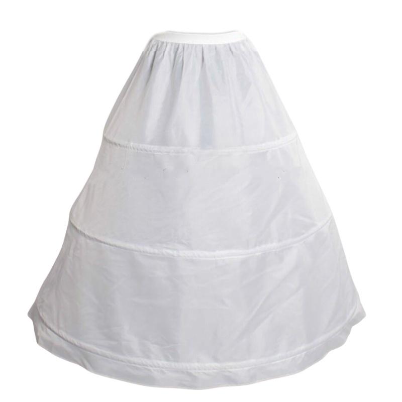 Stylish Wedding Dress Petticoat With Single Steel Hoop And Delicate Frilled Hemline