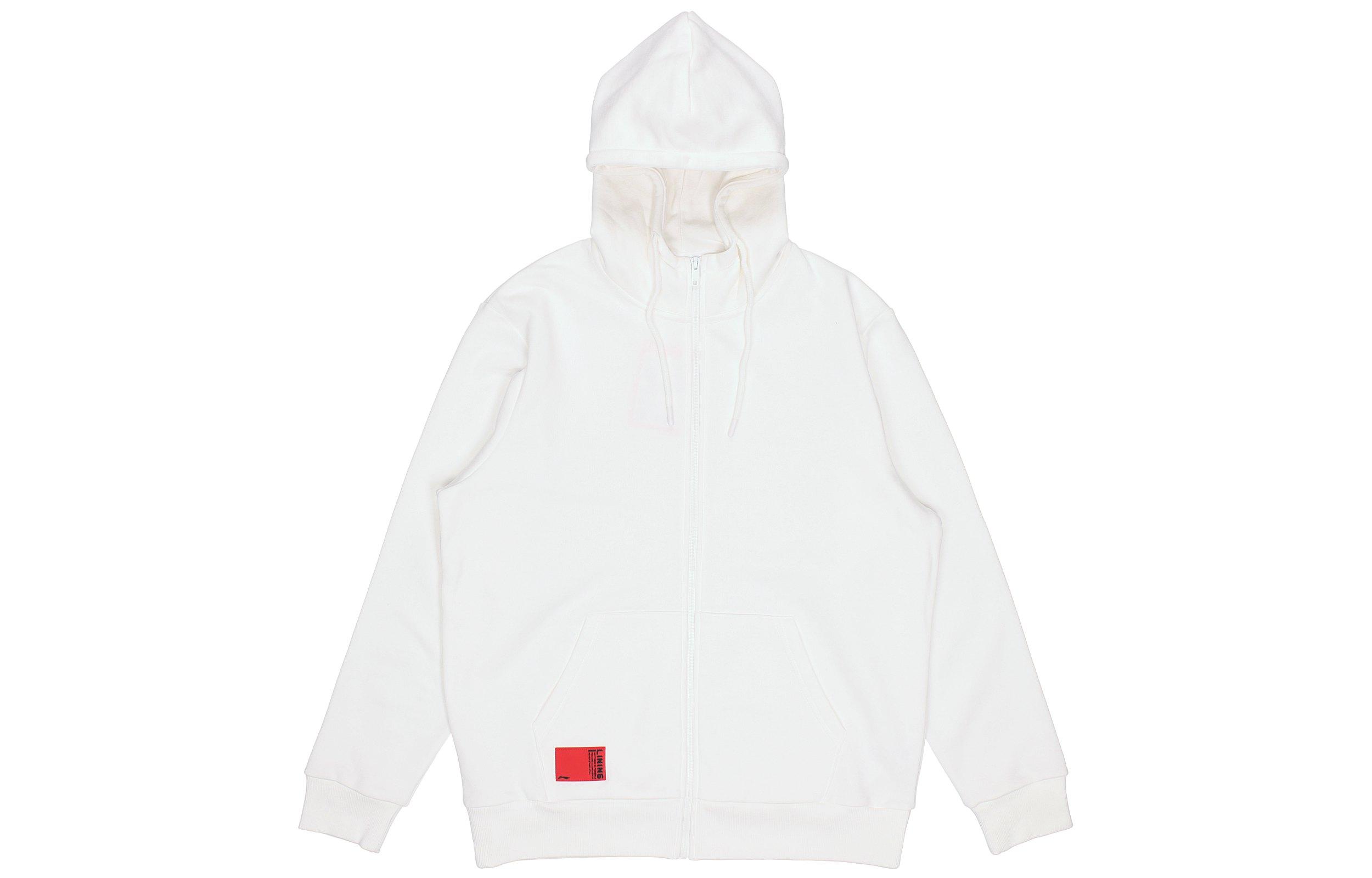 Li Ning Jackets Unisex Ivory Hooded Moderate Other AWDPD23-1 XXL