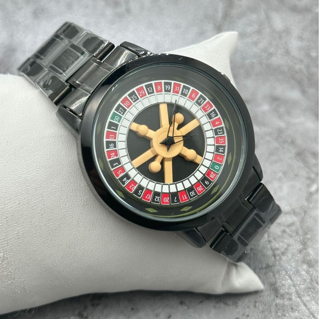 Top Luxury Men's Watch Stainless Steel Alloy Watch Men's Gambling Watch Quartz Watch