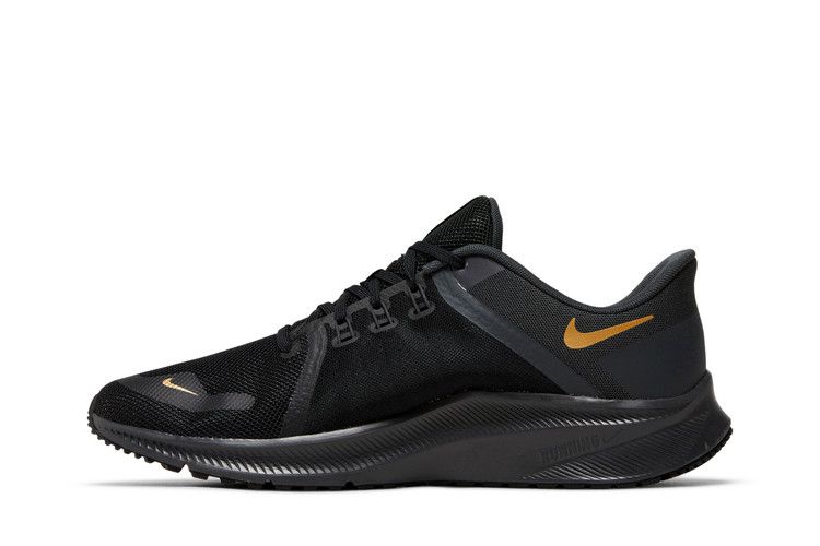Nike Quest 4 Black Metallic Gold