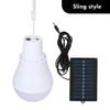 Solar Powered Lamp Portable Led Bulb Lights Rechargeable Camp Tent Night Fishing Emergency Solar Energy Panel Sunlight