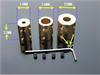 Pure Copper Motor Coupling for Model Boats - Rigid Cylindrical Design