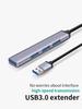 Mini-USB-Hub-Erweiterungen, 4-Port-USB 3.0-Hub 2.0-Hub, USB-Adapterstation, ultradünner tragbarer Daten-Hub, USB-Splitter