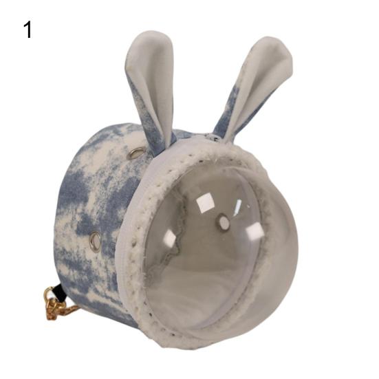 Hamster Carrying Bag Multiple Pockets Metal Chain Soft Small Pet Guinea Pig Travel Backpack Pet Supplies