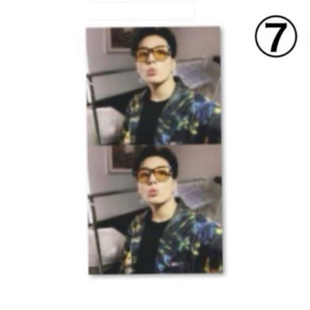 [USED] Exclusive BTS Jungkook, V, Jimin, Jin, Yoongi Photo Ticket for Korean Producers