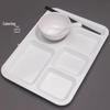 Commercial Melamine Divided Lunch Tray (10-Pack)