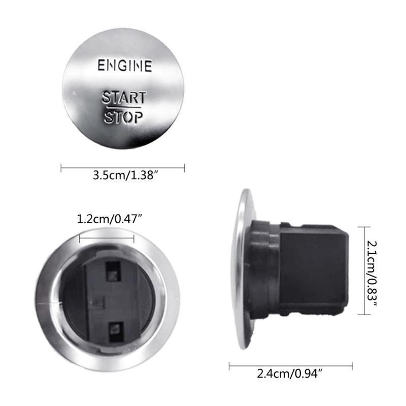 Push Start Button Keyless Engine Start Stop Button for Mercedes W176, W246, C204